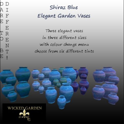 Shiraz Blue Vase